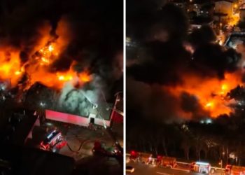 Veliki požar zahvatio reciklažni centar u Istanbulu