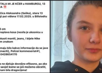 Hitna potraga za nestalom Pljevljankom u Hamurgu, porodica moli za pomoć