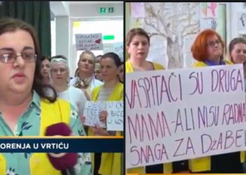 Štrajk Vaspitača u Predškolskoj Ustanovi “Maslačak” Iz Sjenice Zbog Kašnjenja Plata