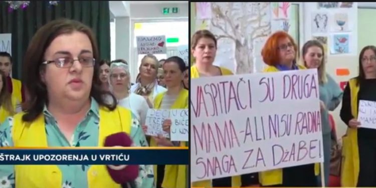 Štrajk Vaspitača u Predškolskoj Ustanovi “Maslačak” Iz Sjenice Zbog Kašnjenja Plata