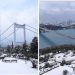 Prelijepe slike mosta Fatih Sultan Mehmet u Istanbulu, koji je prekrio snijeg