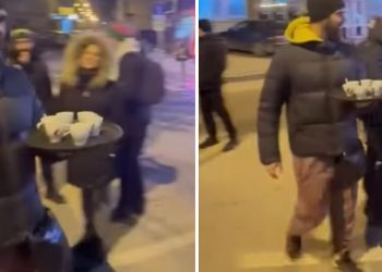 Pazarac oduševio cijelu Srbiju: Dijelio besplatno kafu i čaj studentima na protestu VIDEO