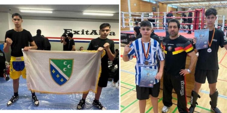 Mladi Sandžaklije – Daris i Muhamed vicešampioni Njemačke u kick boksu
