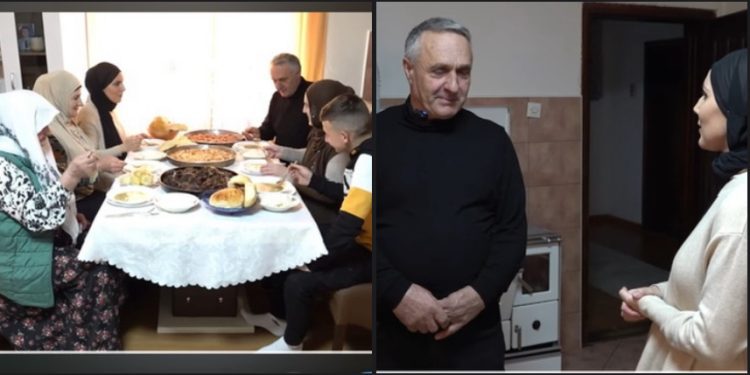 Suhur u kući Sabahudina Kofrca iz Ramoševa, sofra puna raznih jela VIDEO