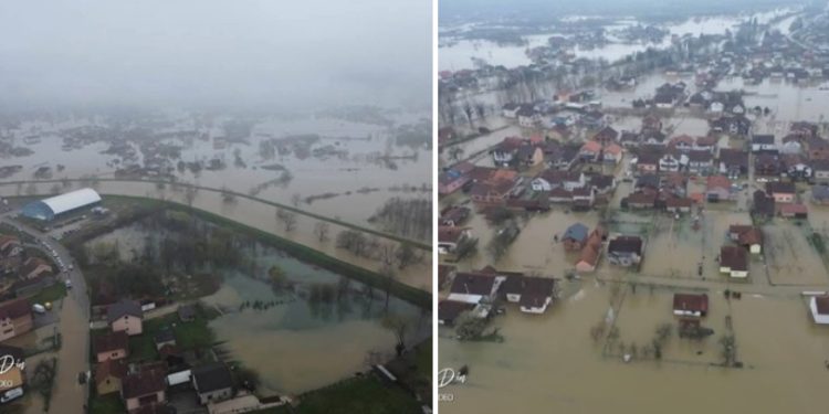 BiH se bori sa poplavama, najteže u Prijedoru