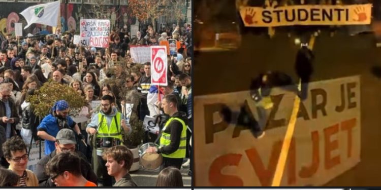 Protest studenata u Novom Pazaru 12. aprila, poziv svim gradovima: “Pazar je svijet”