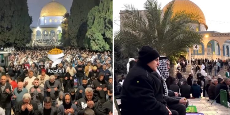Bajramski namazi i tekbiri u časnoj džamiji Al Aksa VIDEO