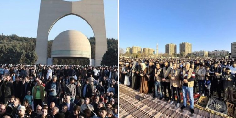 Bajram namaz u Narodnoj palati u Damasku prvi put: Historijski trenutak za Siriju