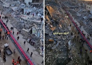Palestinci se spremaju za iftar među ruševinama svojih domova