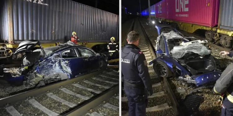 Auto završilo na pruzi, brzom reakcijom Ernada povređena djevojka spašena prije udara voza