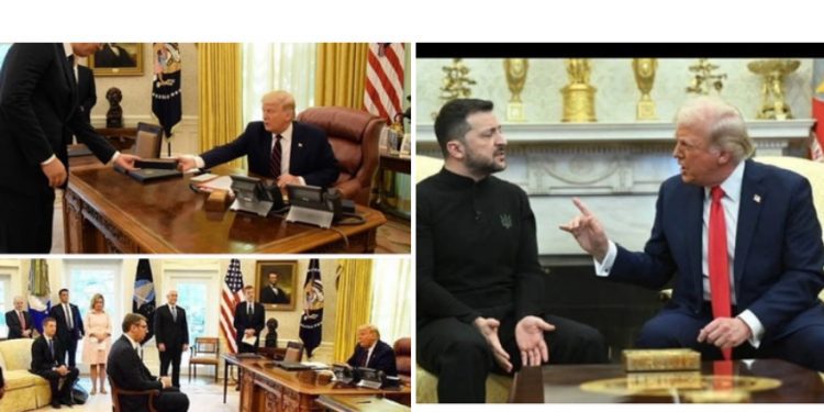 Da li je više ponižen Vučić ili Zelenski kod Trampa: Jedan je podvio glavu a drugi uzdignute izašao