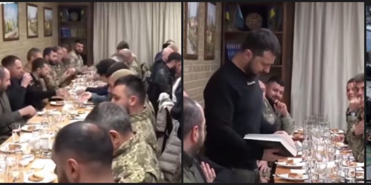 Zelenski priredio iftar za muslimanske vojnike i ulemu, oni mu darovali Kur’an