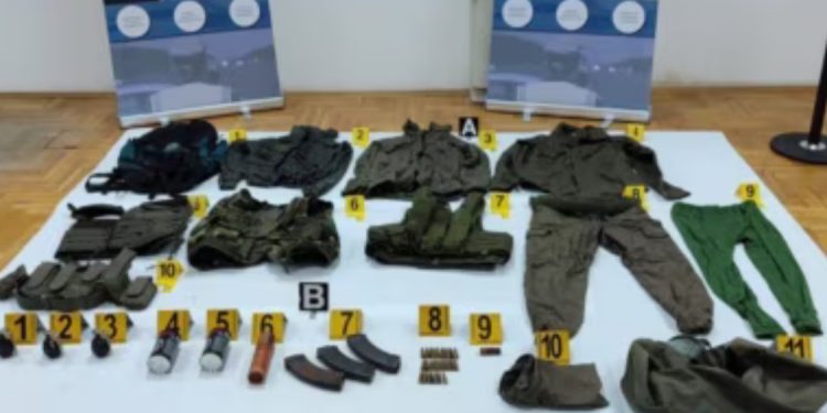 Kosovska policija zaplijenila u selu Banjska na sjeveru veću količinu bombi i druge opreme