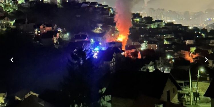 Izgorjela kuća za vrijeme sehura, jelo im izgorjelo na stolu