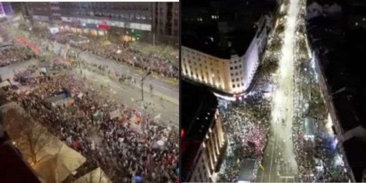 Centar Beograda blokiran: Studenti u borbi za pravdu iz svih krajeva stižu