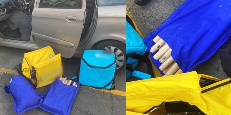 Otkrivanje opasnog materijala u Beogradu: Molotovljevi kokteli, palice i fantomke u automobilu
