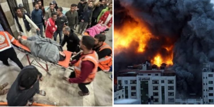 Video snimci strašnog bombardovanja Gaze na 35 lokacija, noć strave i užasa VIDEO