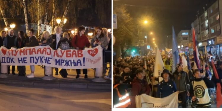 Veliki broj studenata iz cijele Srbije stigao u Novi Pazar: “Bujrum u našu slobodnu čaršiju”