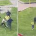 Veliki skandal u dvorištu dečijeg vrtića: Tuča nekoliko odraslih osoba VIDEO