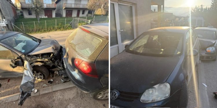 Saobraćajna nezgoda u Pešterskoj ulici u Tutinu, pijani vozač  udario u 4 automobila