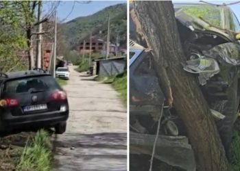 Saobraćajna nezgoda u Novom Pazaru – Brza reakcija spasila vozača