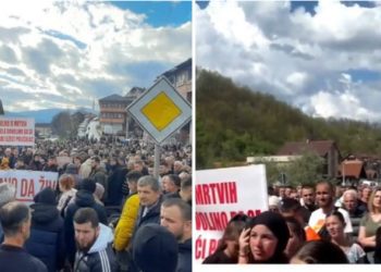 NOVI PAZAR: PROTEST „DECA NAM NISU BEZBEDNA” u naselju Mur