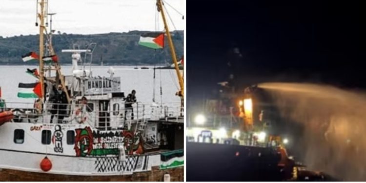 Izraelski cionisti bombardovali humanitarni brod pomoći Gazi, napad dva puta dronovima