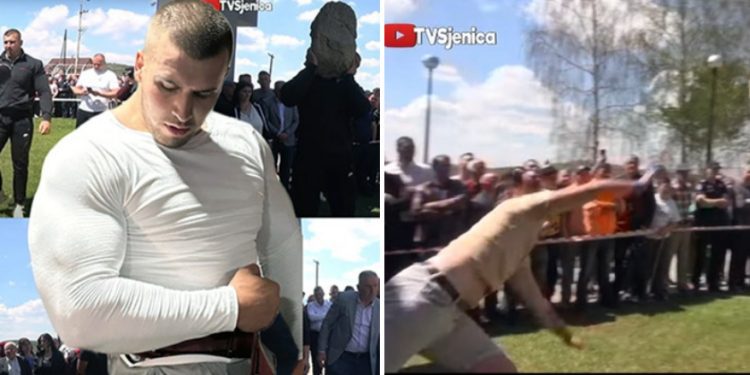 Novi sandžački div iz Kladnice: Zornić bacio kamen sa ramena težak 117 kilograma