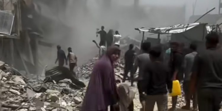 Preko 20 Palestinaca ubijeno u vazdušnom napadu cionista na šatorsko naselje u Gazi