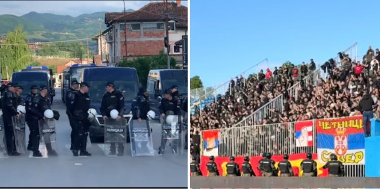 Kordon policije obezbjeđuje šoviniste dok vrijeđaju Bošnjake i veličaju ratne zločince VIDEO