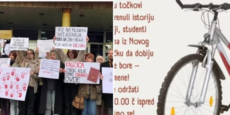 Studenti DUNP-a kreću biciklima za Čačak: “Zadnji voz za pravdu i promjene”