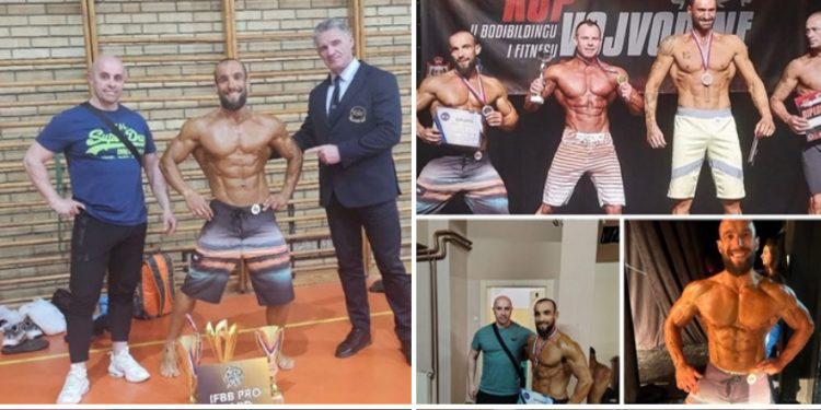 Amel Dolovac – Novopazarski bodibilder osvaja Balkanski kup i PRO kartu, dominacija u svim kategorijama