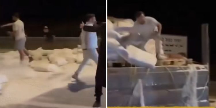 Cionisti sprečavaju dostavu pomoći u Pojas Gaze, bacaju brašno sa kamiona