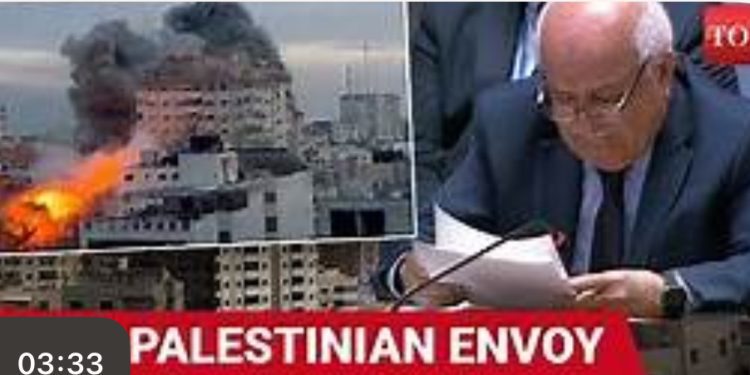 Ambasador Palestine zaplakao u UN-u: Gaza gori a njena djeca se ubijaju i umiru od gladi