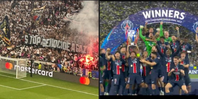 PSG osvaja Ligu šampiona uz snažnu poruku s tribina: STOP GENOCIDU U GAZI