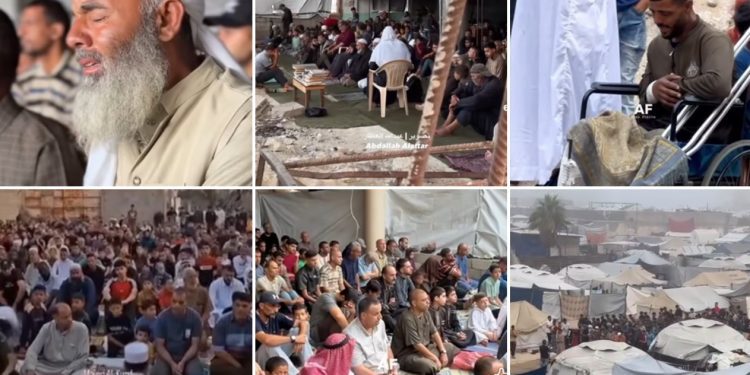 Gaza: Bajram namaz u suzama i strahu od novih napada cionista