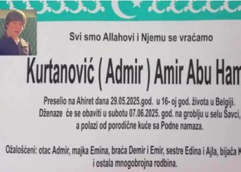Tuga u Novom Pazaru: Preminuo šesnaestogodišnji Amir Abu Hamza Kurtanović