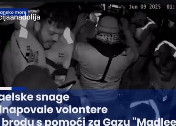 Izraelske snage presrele humanitarni brod “Madleen” i kidnapovale aktiviste VIDEO