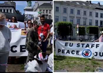 Brisel: Stop genocidu u Gazi, poruka na protestu uposlenika EU