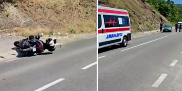 Sudaranje motocikla i automobila kod Novog Pazara: Dvoje teško povrijeđenih