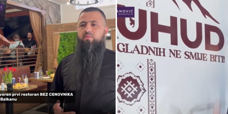 Restoran bez cjenovnika u Novom Pazaru – humanost udruženja Uhud  na djelu