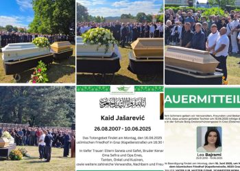 Tuga u Grazu: Dženaza Kaidu Jašareviću i Lei Bajrami, ubijenim u masakru u školi
