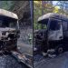 Kamion ES-komerca vlasnika Emira Jusić potpuno izgorio, vozač se spasio u posljednjem trenutku
