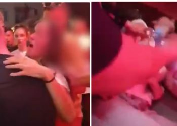 Tokom protesta u Novom Pazaru povređena djevojka ispred policijske uprave, oborena i udarana VIDEO