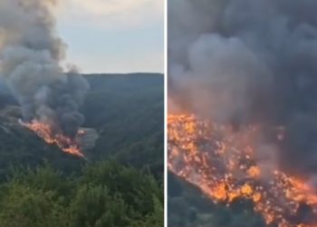 Ekološka katastrofa na deponiji Golo brdo, gusti dim i smrad prekrili sela u okolini