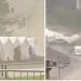 Vjetar odnio Ćacilend, Beograđani oduševljeni : Šatori koji žele da lete VIDEO