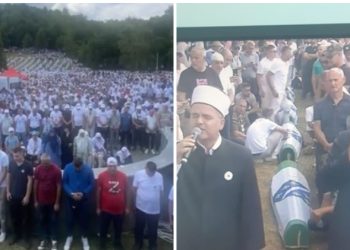 Obavljena dženaza-namaz za sedam žrtava genocida u Srebrenici VIDEO