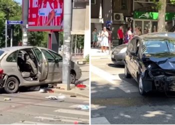 Filmska potjera: Bježao od policije pa se zakucao u masu, dvoje djece i muškarac teško povređeni