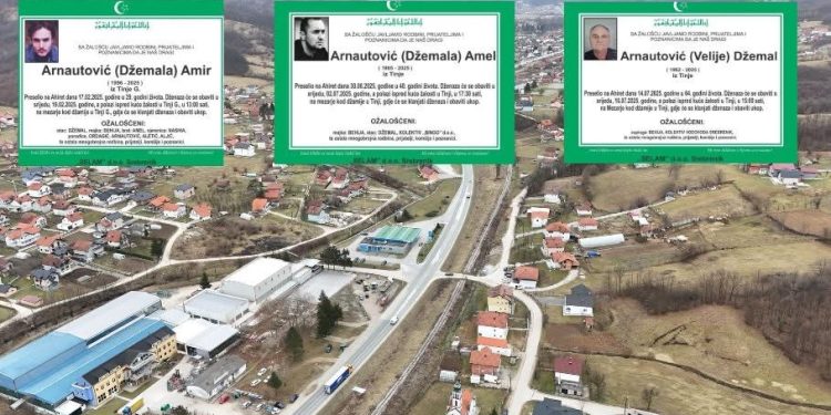 Porodična tragedija u Tinji: Džemal Arnautović preminuo nakon gubitka sinova Amira i Amela