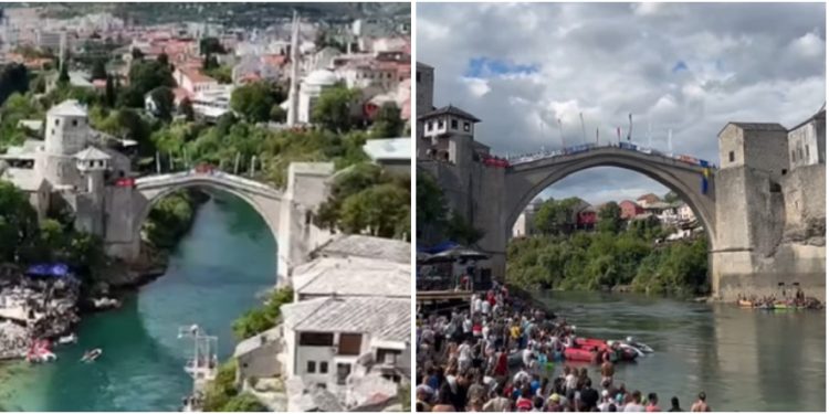 Spektakl u Mostaru: Održani 459. tradicionalni skokovi sa Starog mosta VIDEO